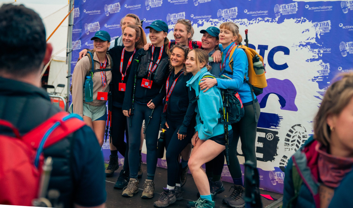 Jurassic Coast Ultra Challenge Participants At Finish Line Scaled