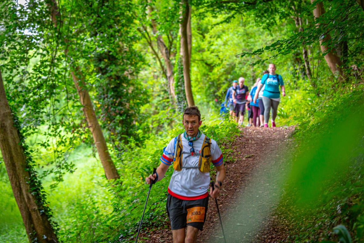 London 2 Brighton Ultra Challenge Participants Running Scaled